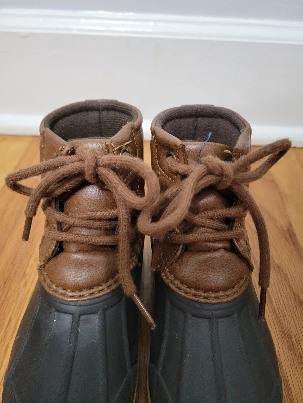 Sperry Port Little Kids Toddler Duck Boot Size 8 Unisex Boys Girls Brown Winter
